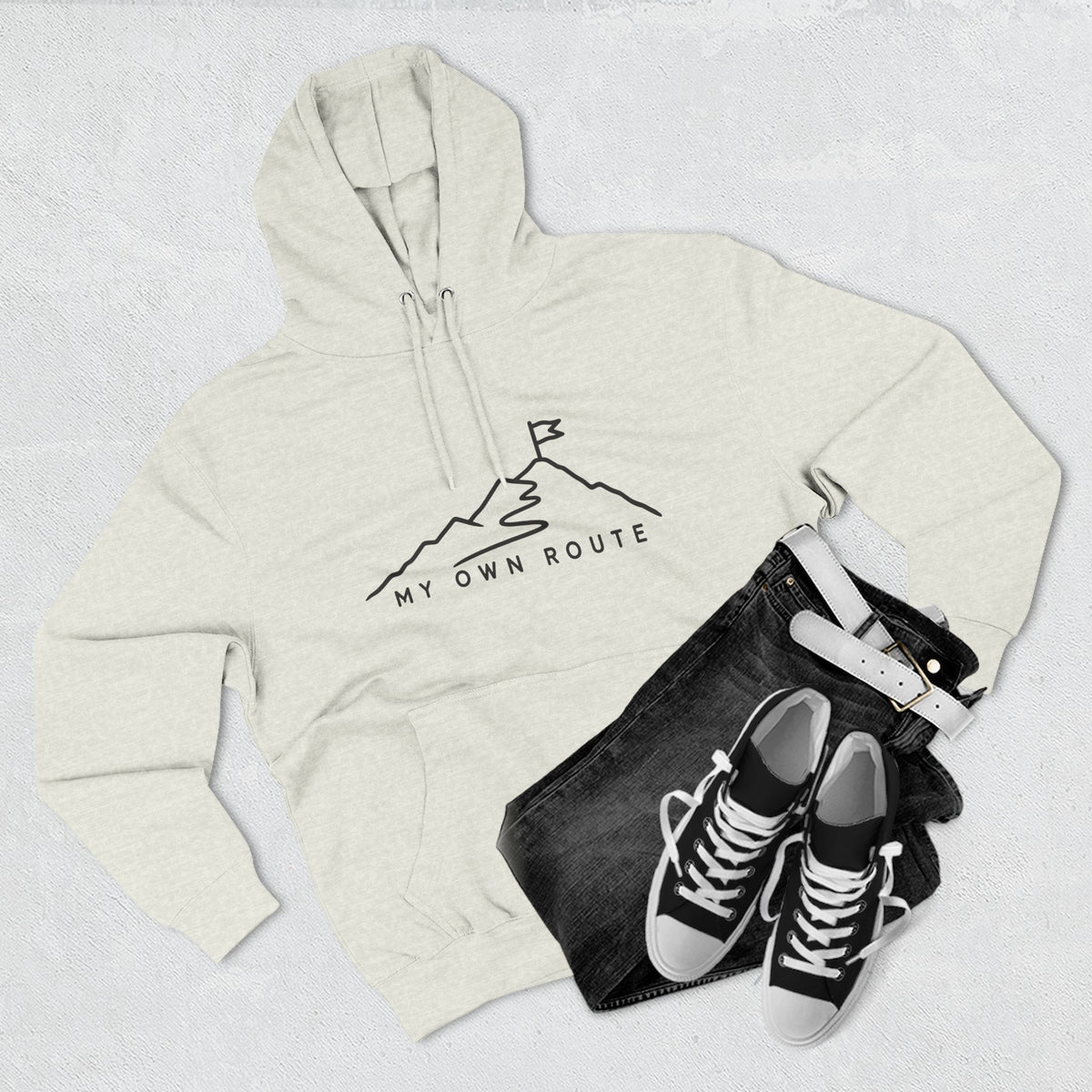 My Own Route Mountain Hoodie