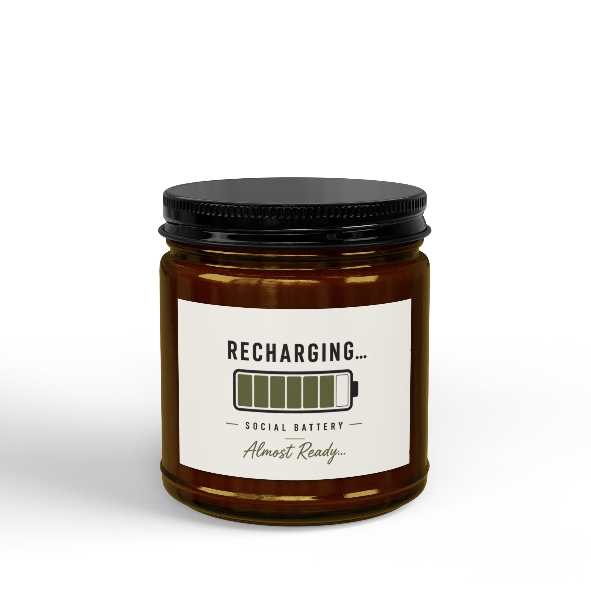 Recharging Soy Candle | Minimalist Scented Candle | Recharge Collection | STATIC CLUB