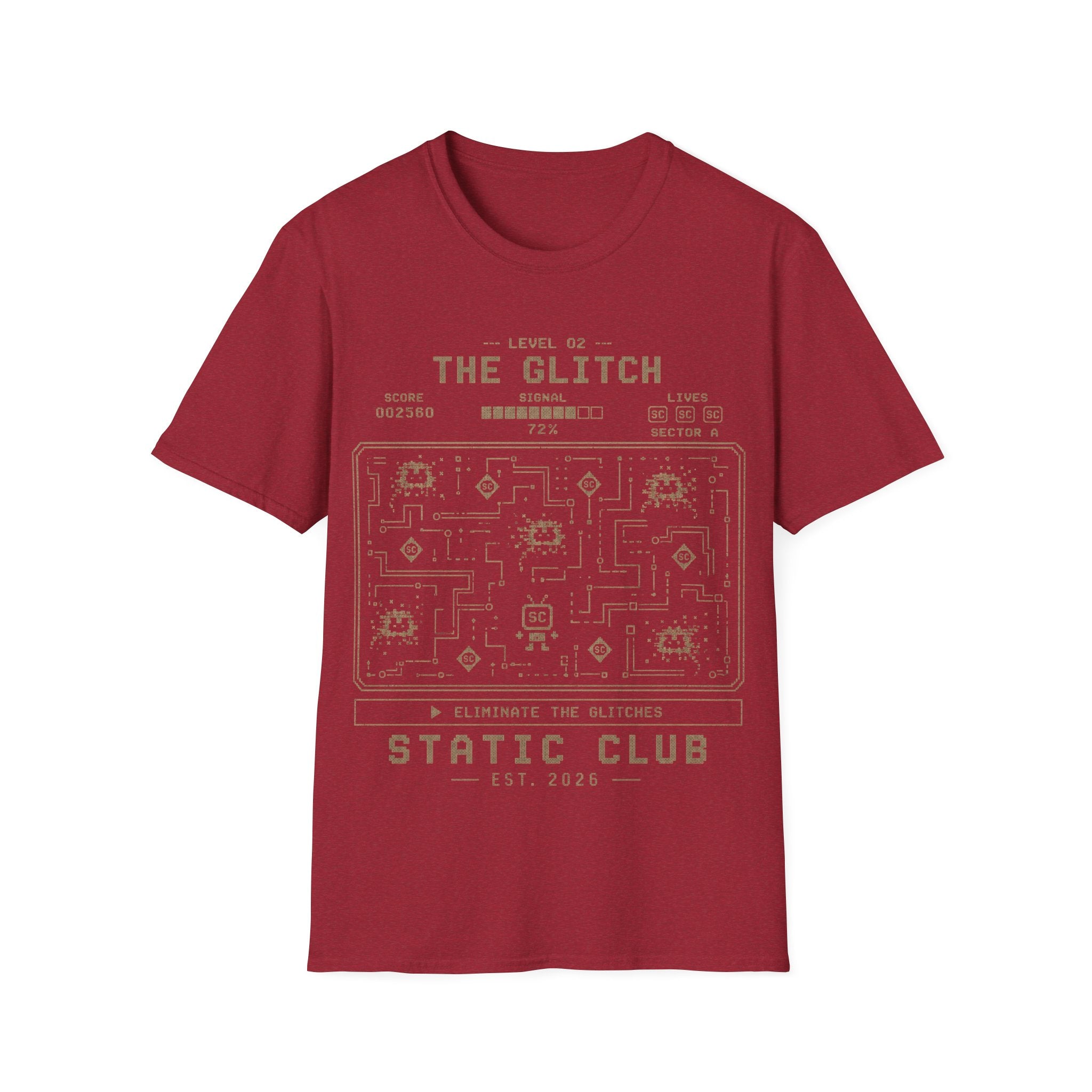 Signal Run Retro Arcade T-Shirt – Level 02