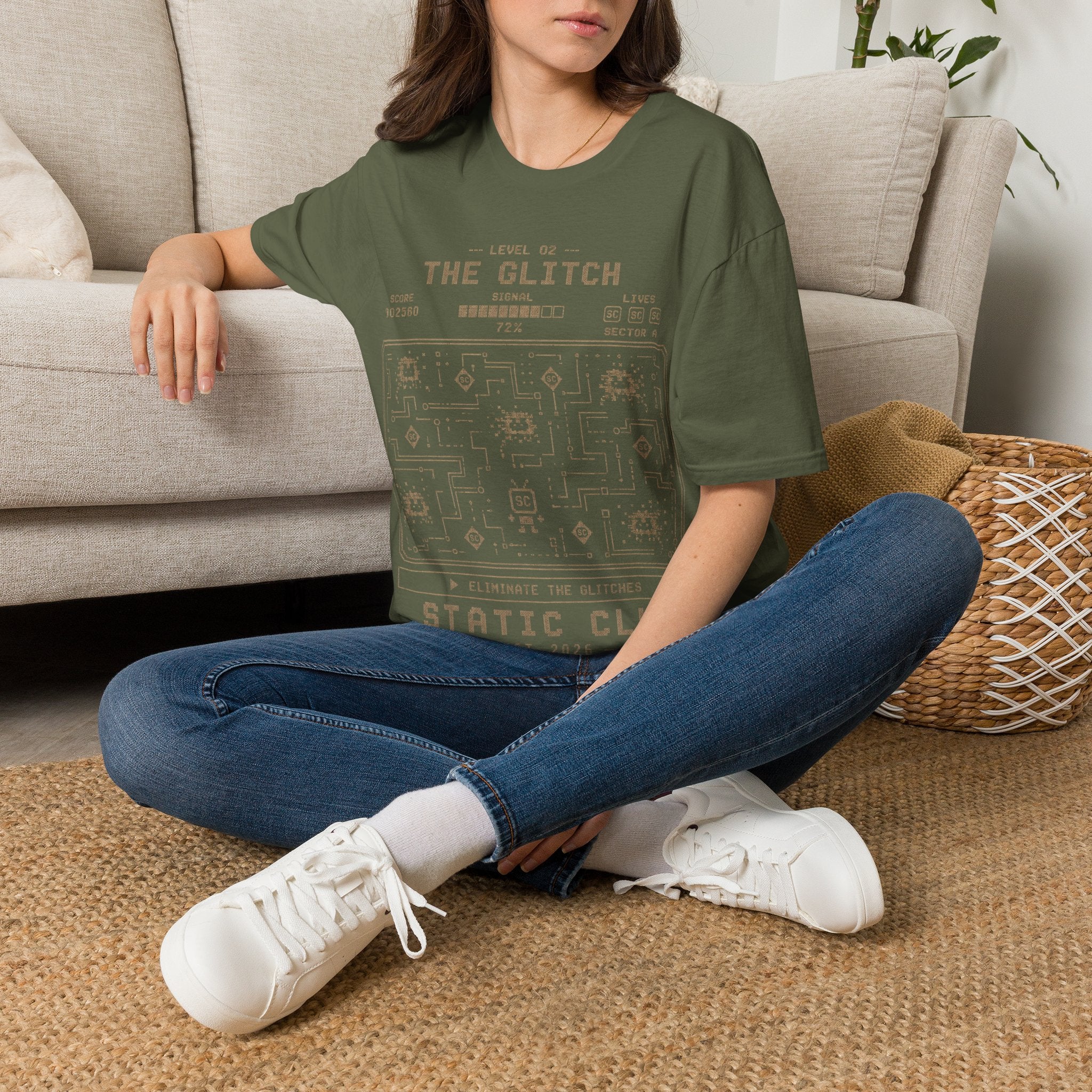 Signal Run Retro Arcade T-Shirt – Level 02