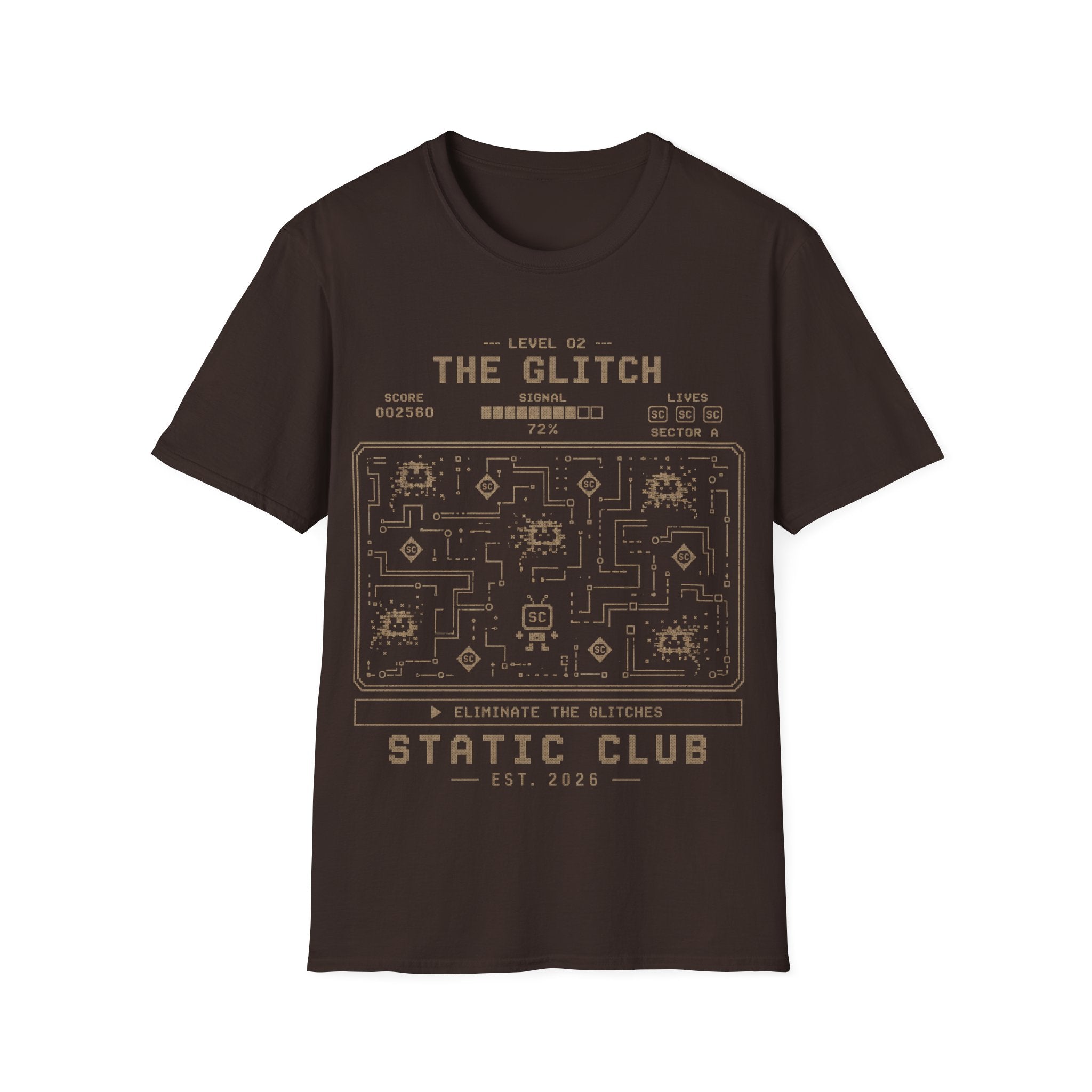 Signal Run Retro Arcade T-Shirt – Level 02