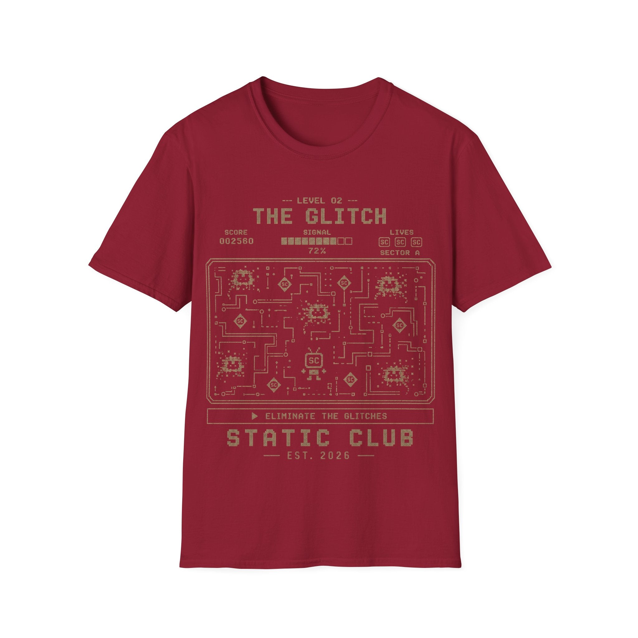 Signal Run Retro Arcade T-Shirt – Level 02