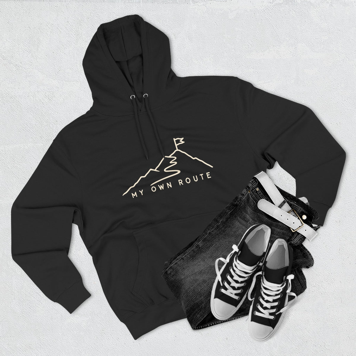 My Own Route Mountain Hoodie
