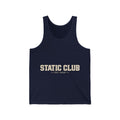Static Club Tank Top — EST. 2026 Graphic Muscle Tee