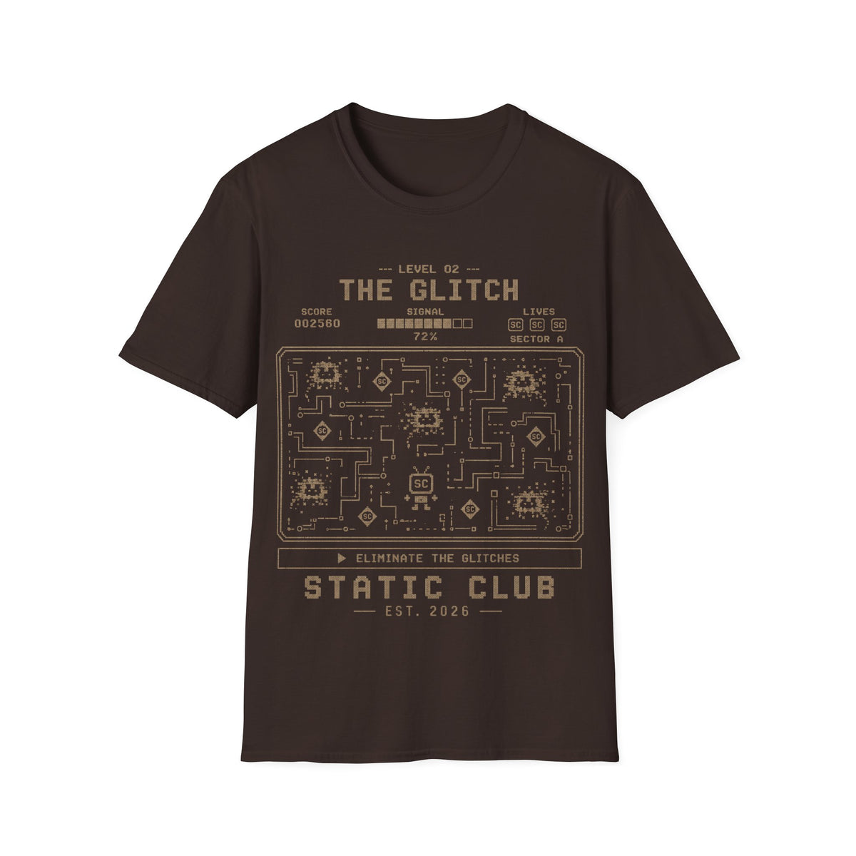 Signal Run Retro Arcade T-Shirt – Level 02