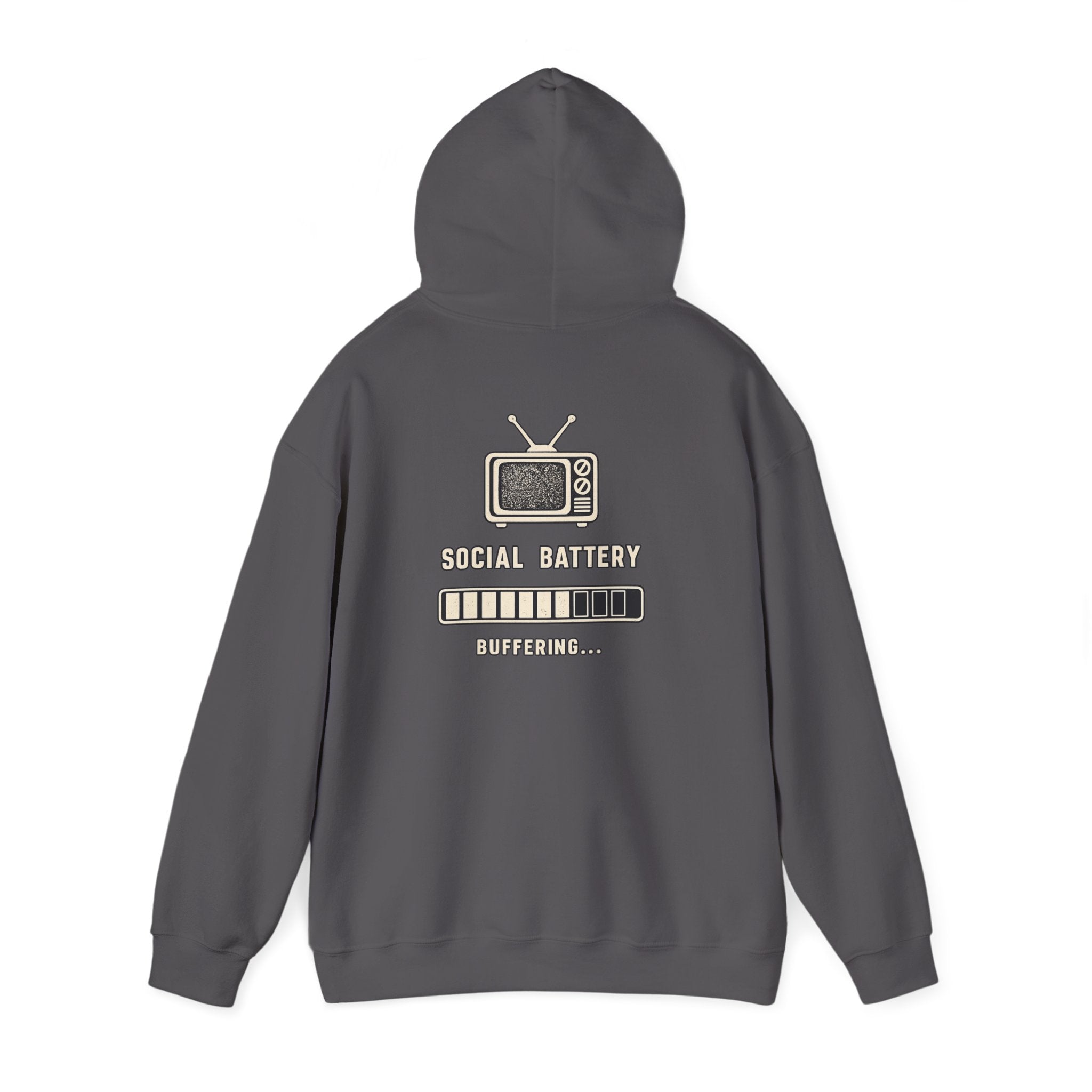 Static Club Social Battery Hoodie