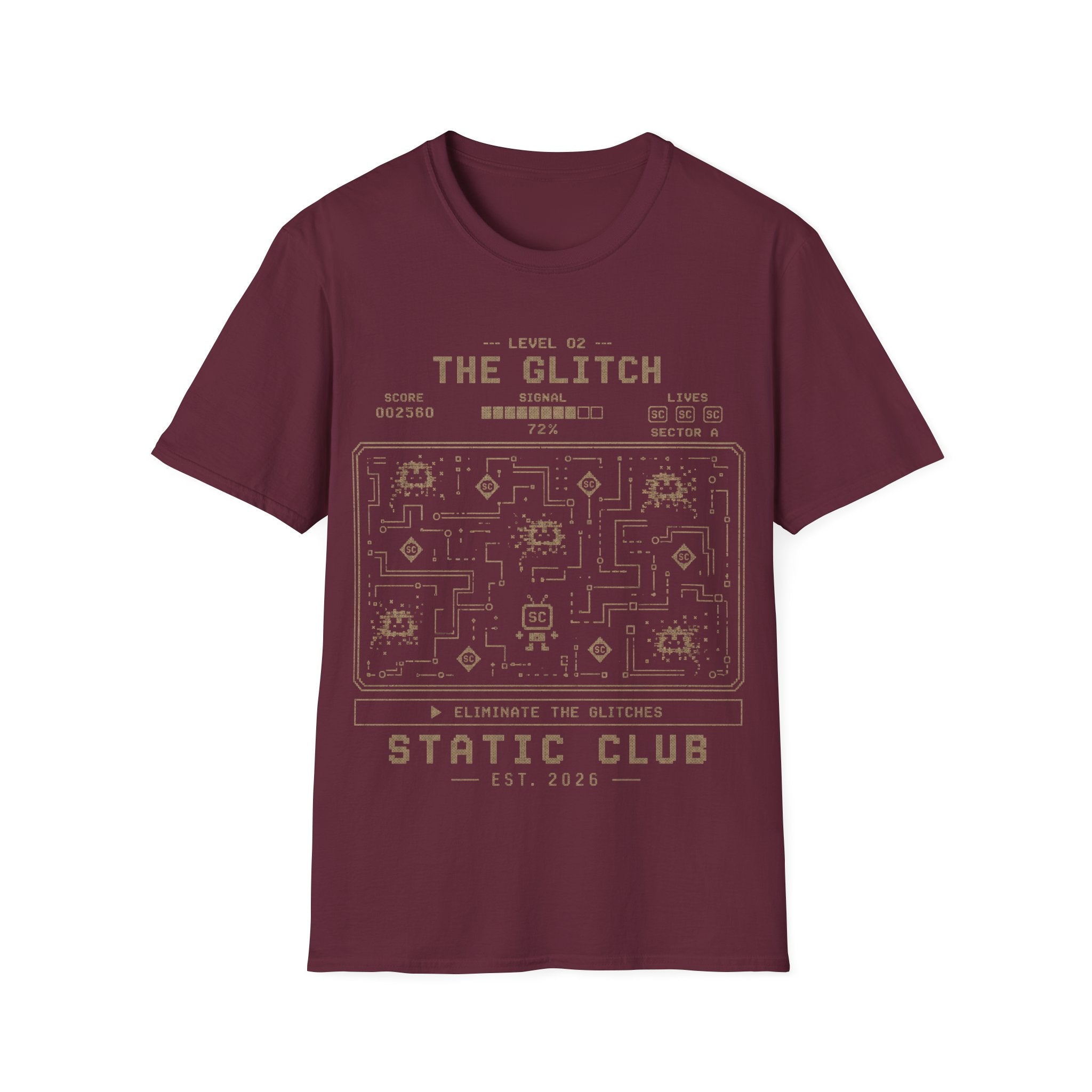 Signal Run Retro Arcade T-Shirt – Level 02