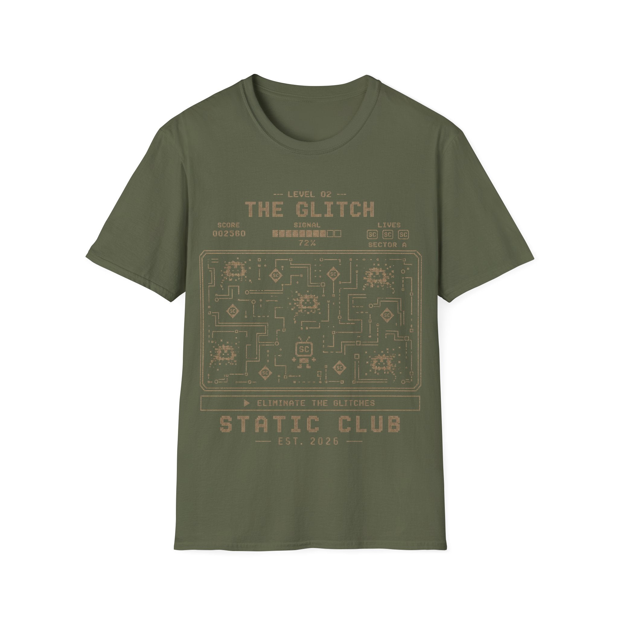 Signal Run Retro Arcade T-Shirt – Level 02