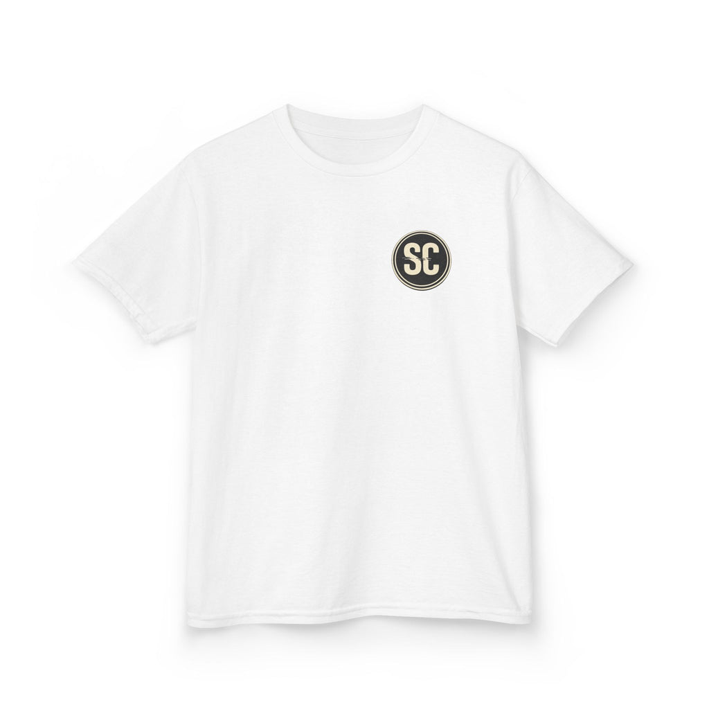 Kids T-Shirt – "Recharging... Almost Ready" Battery Graphic