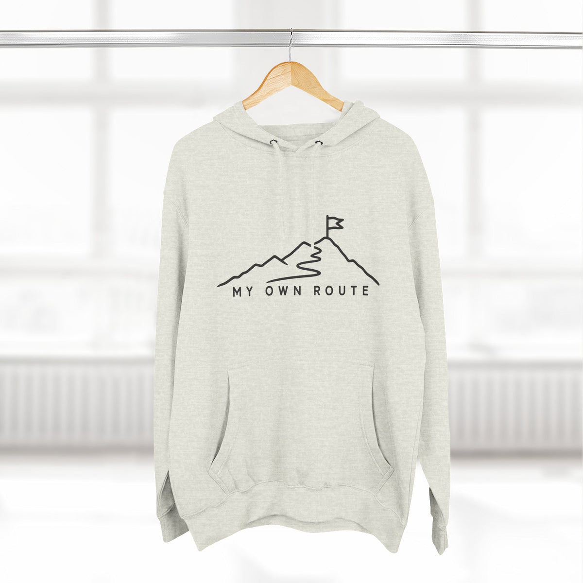 My Own Route Mountain Hoodie