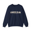 STATIC CLUB Large Print Core Sweatshirt — Minimal Logo Pullover