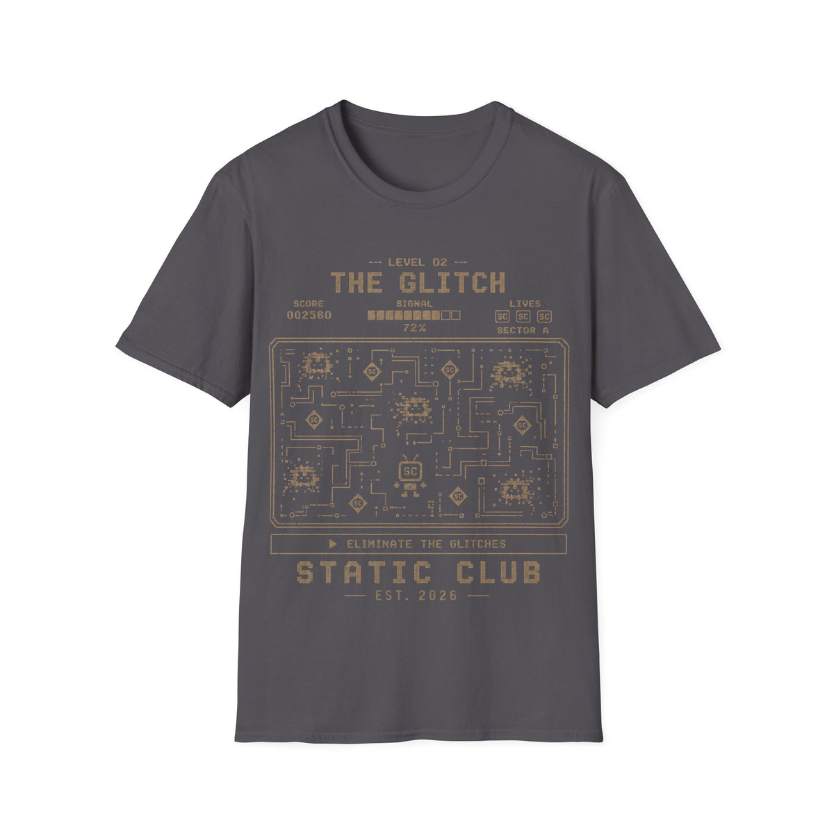 Signal Run Retro Arcade T-Shirt – Level 02
