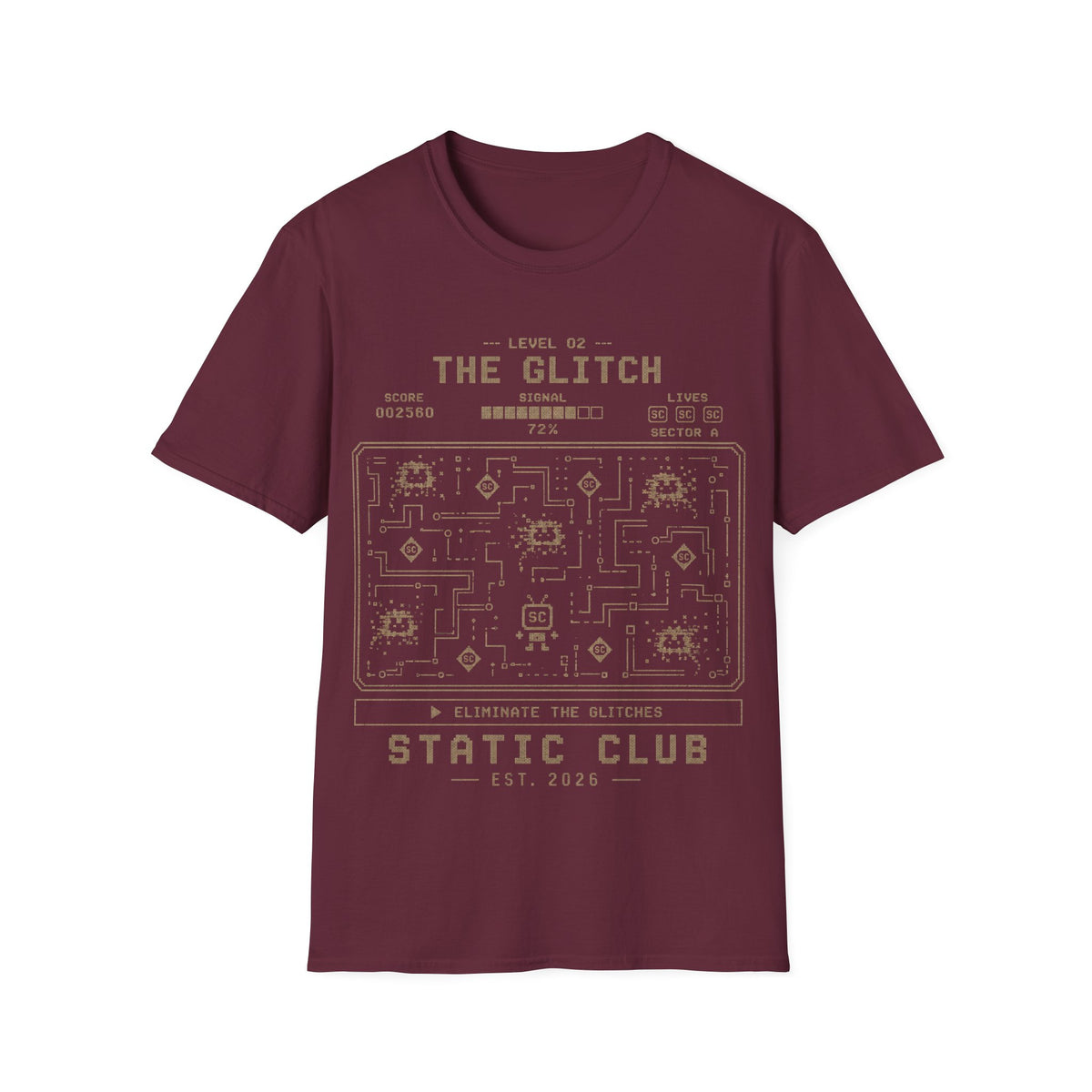 Signal Run Retro Arcade T-Shirt – Level 02