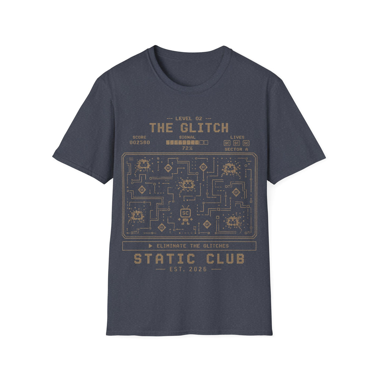 Signal Run Retro Arcade T-Shirt – Level 02