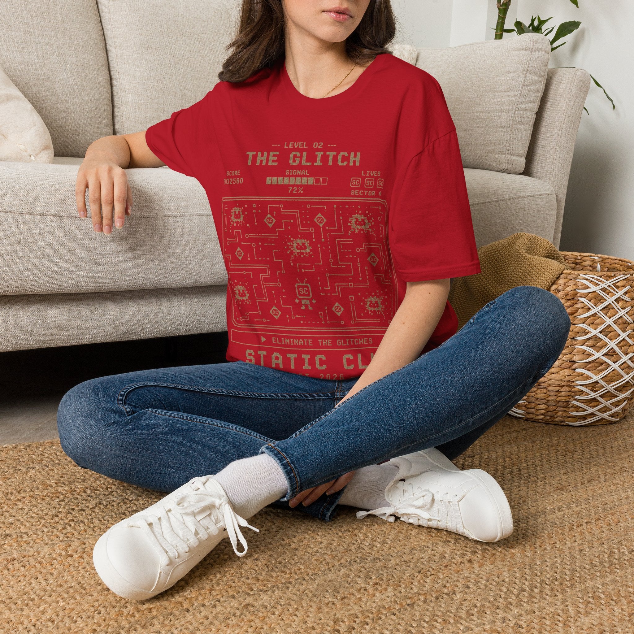 Signal Run Retro Arcade T-Shirt – Level 02
