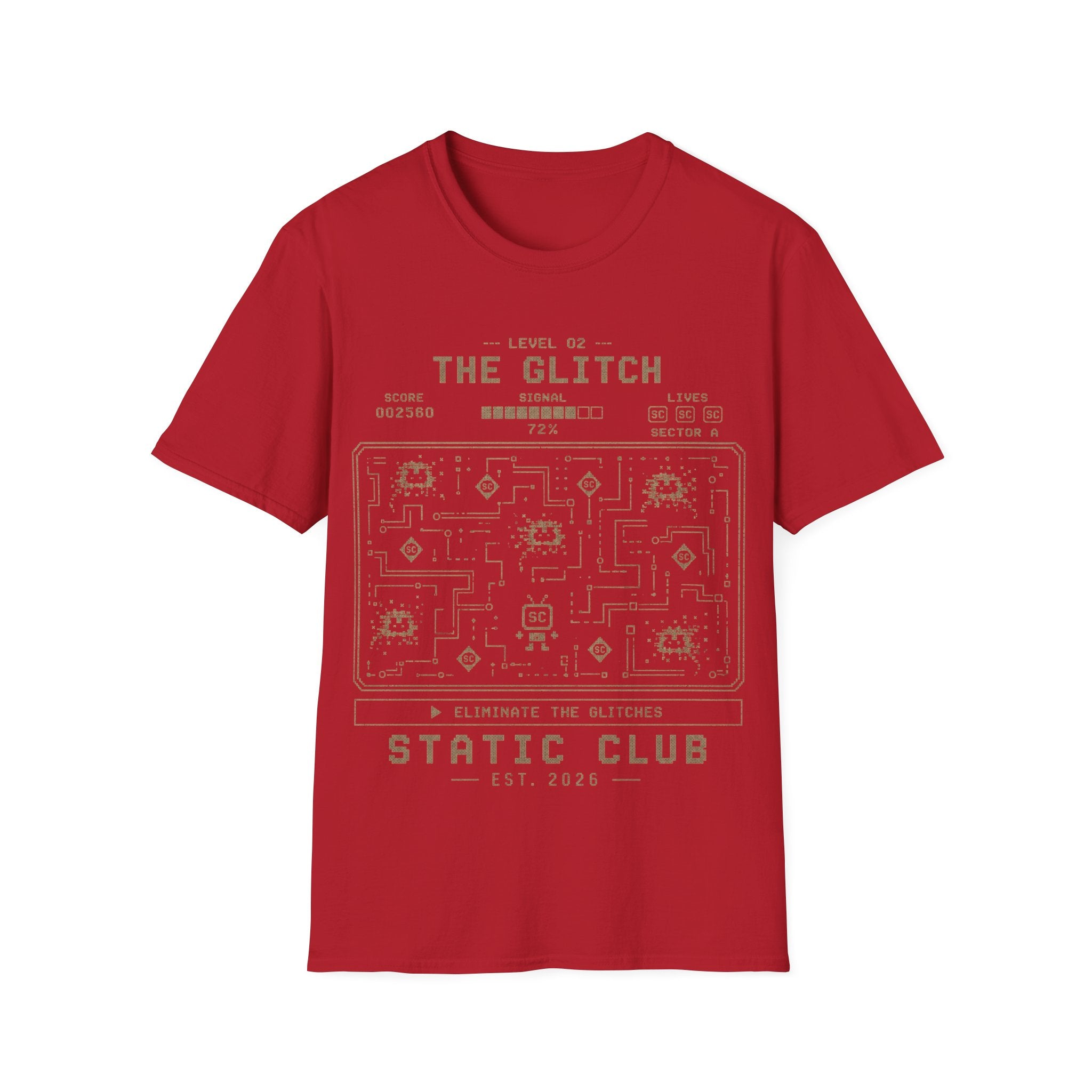 Signal Run Retro Arcade T-Shirt – Level 02