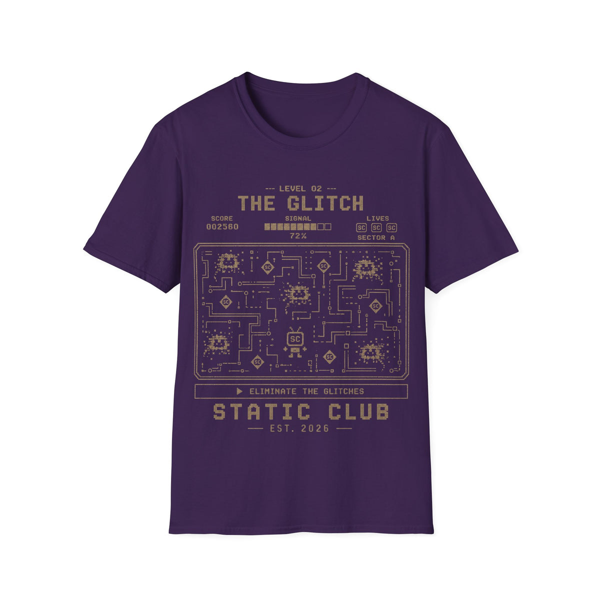 Signal Run Retro Arcade T-Shirt – Level 02