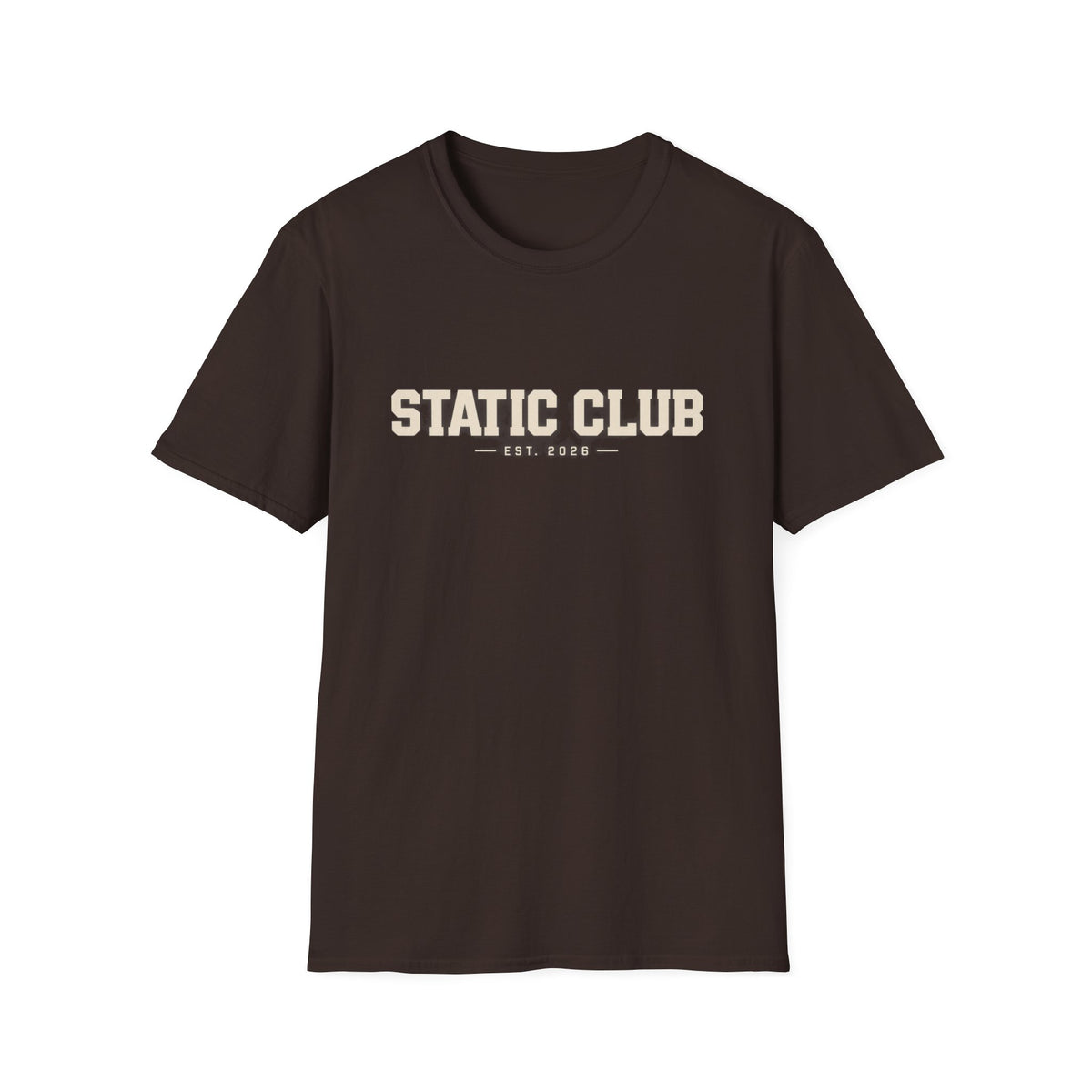 STATIC CLUB Graphic Tee — Vintage Logo T-Shirt