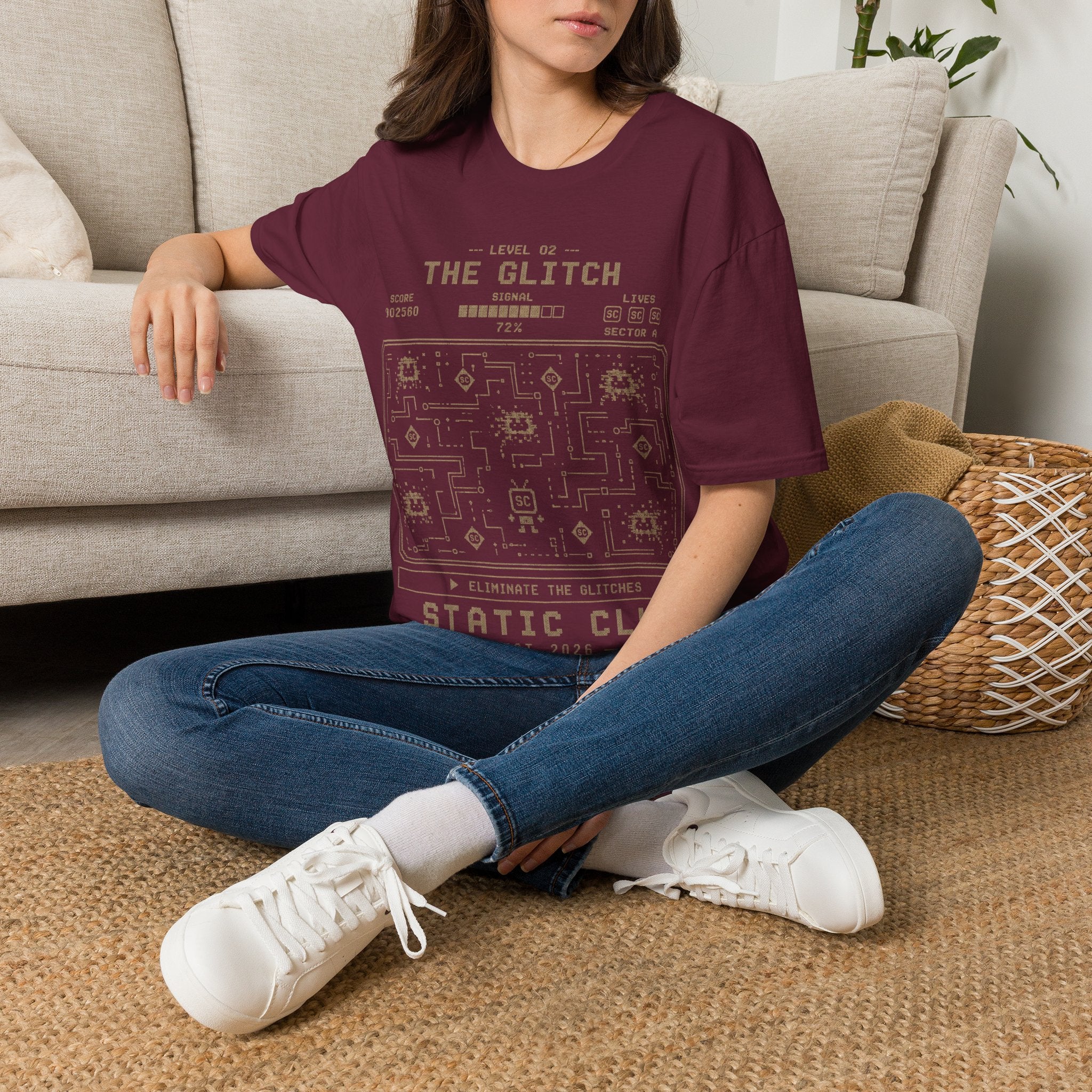 Signal Run Retro Arcade T-Shirt – Level 02