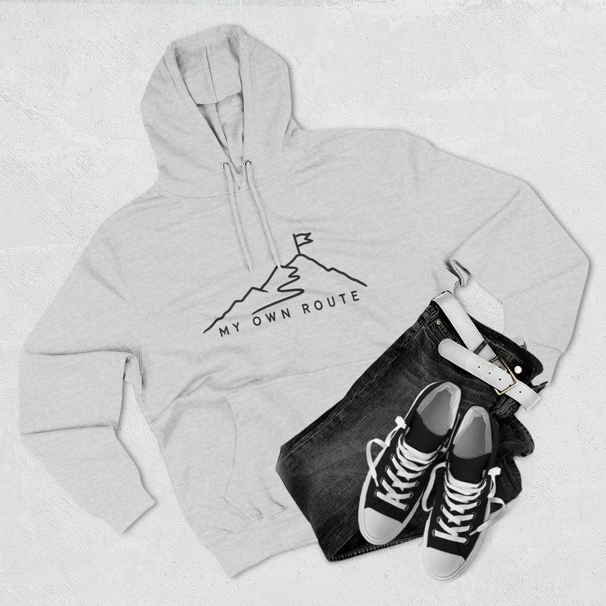 My Own Route Mountain Hoodie