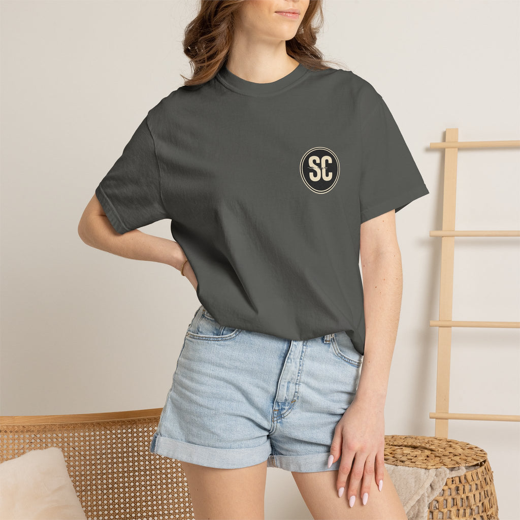Static Club Vintage TV Screen T-Shirt | Retro Noise Graphic