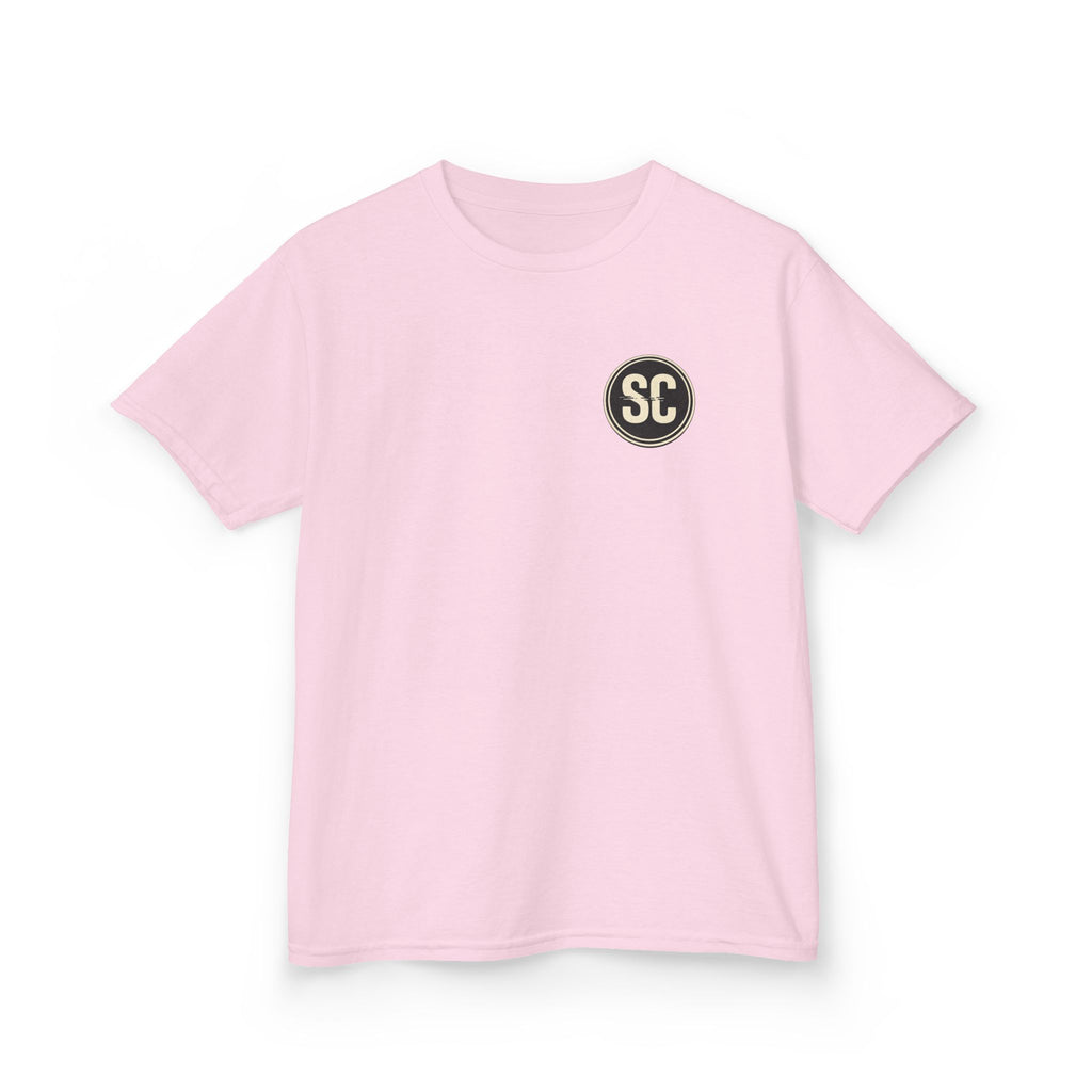 Kids T-Shirt – "Recharging... Almost Ready" Battery Graphic
