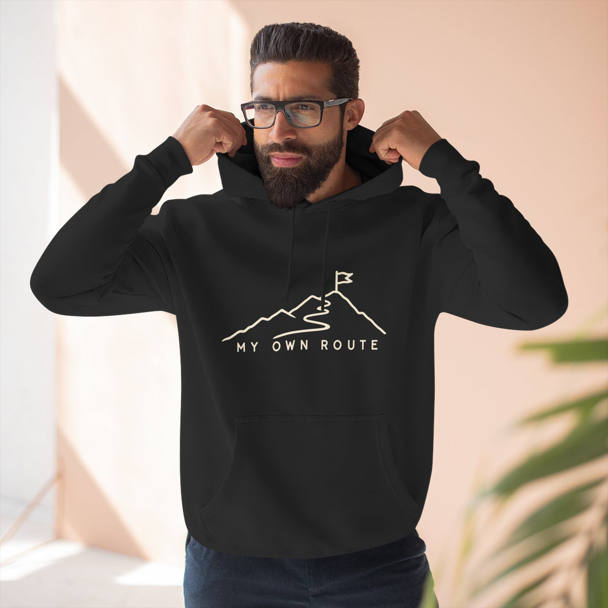 My Own Route Mountain Hoodie