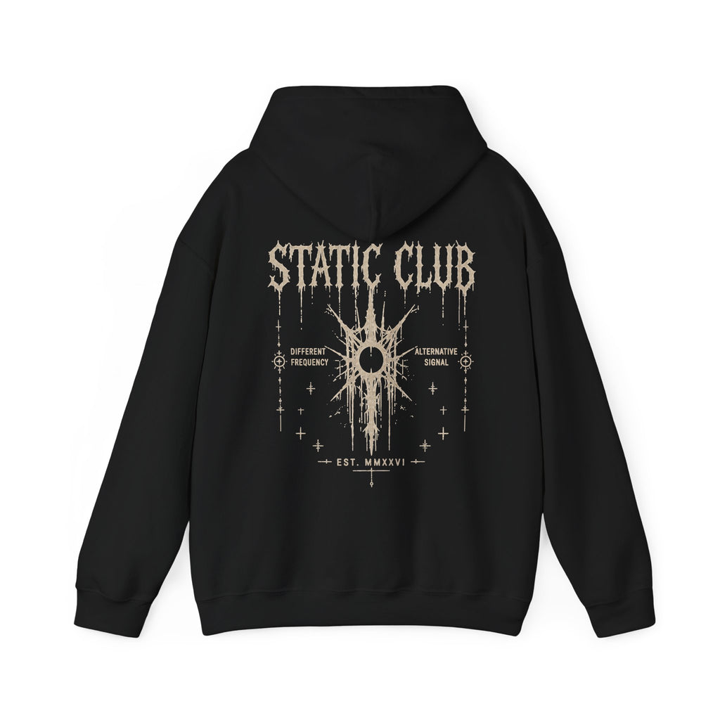 STATIC CLUB — Gothic Sunburst Hoodie
