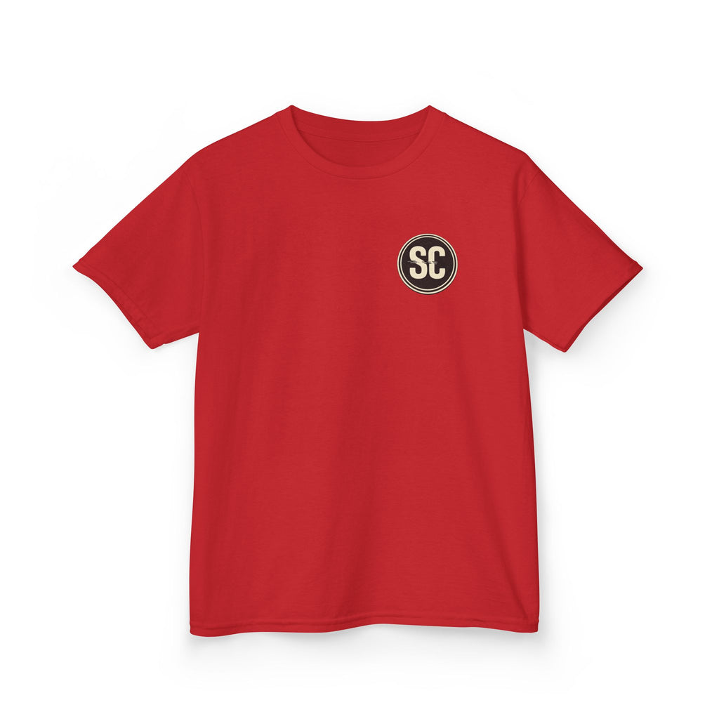 Kids T-Shirt – "Recharging... Almost Ready" Battery Graphic