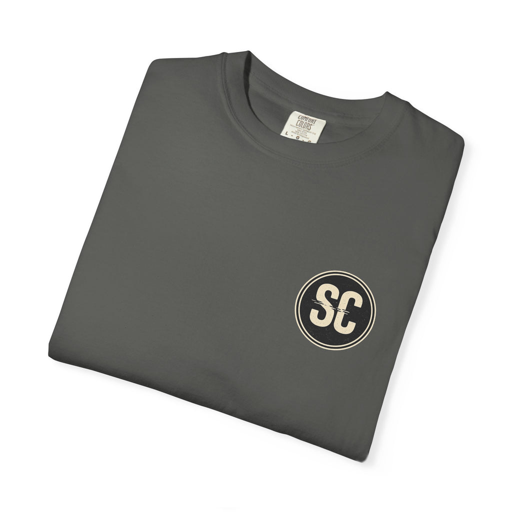 Static Club Vintage TV Screen T-Shirt | Retro Noise Graphic