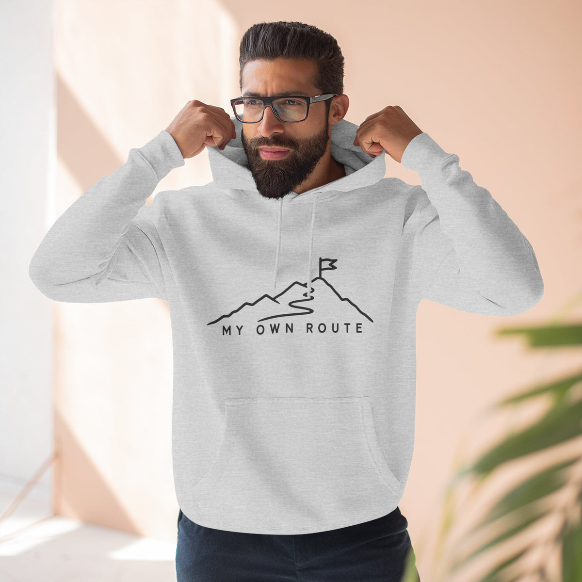 My Own Route Mountain Hoodie