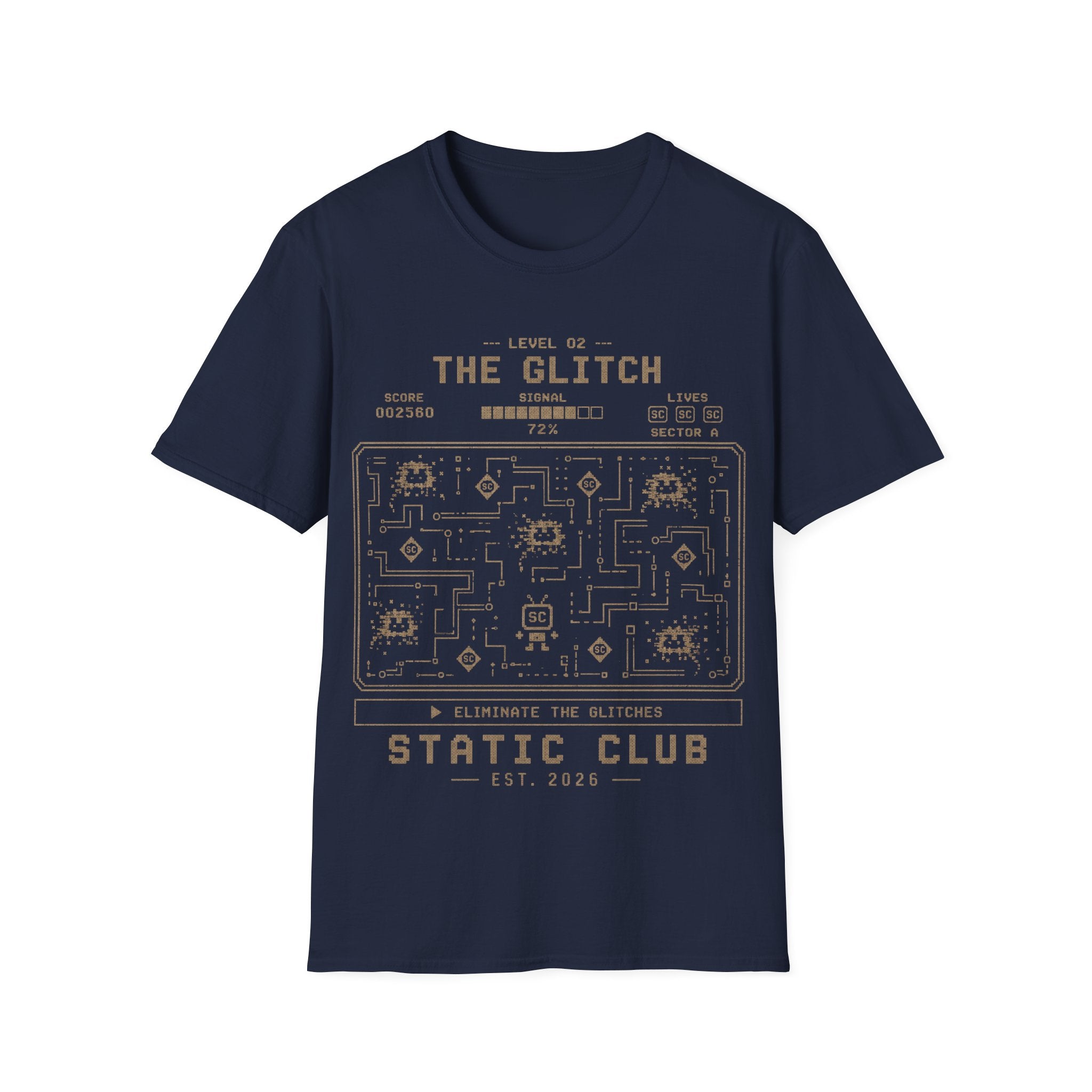 Signal Run Retro Arcade T-Shirt – Level 02