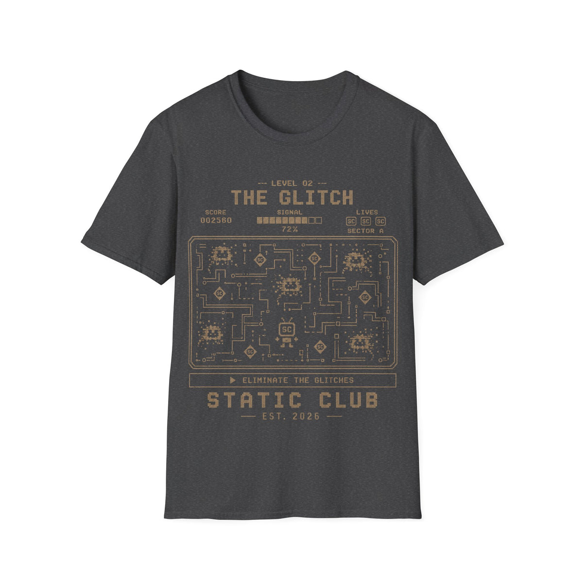 Signal Run Retro Arcade T-Shirt – Level 02
