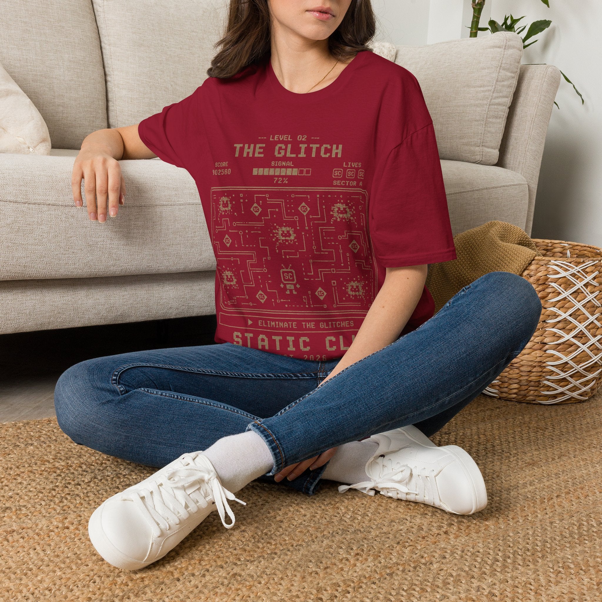 Signal Run Retro Arcade T-Shirt – Level 02