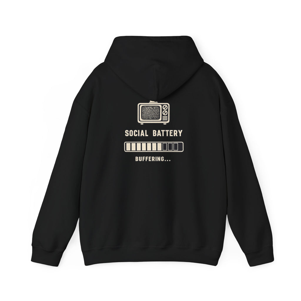 Static Club Social Battery Hoodie
