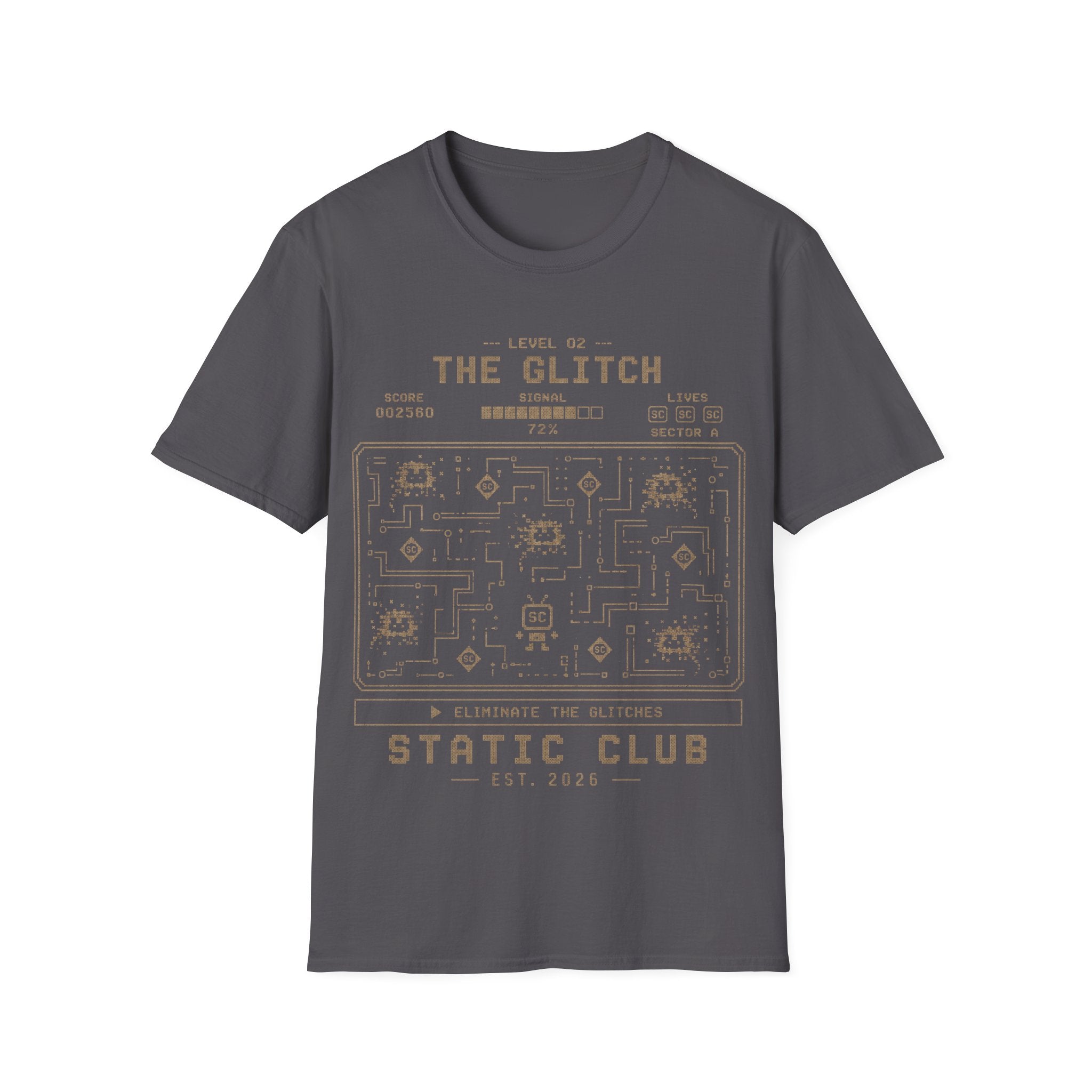 Signal Run Retro Arcade T-Shirt – Level 02
