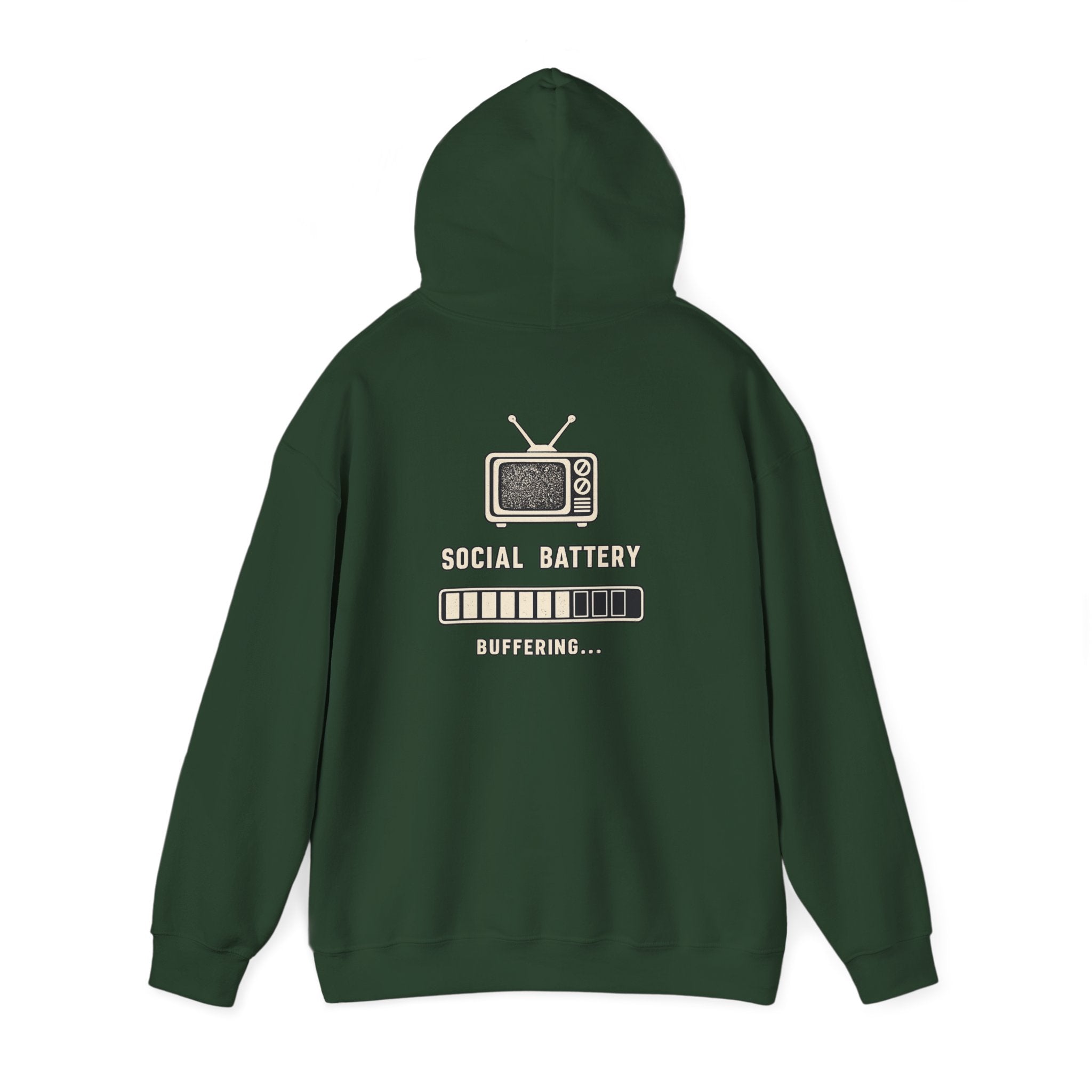Static Club Social Battery Hoodie