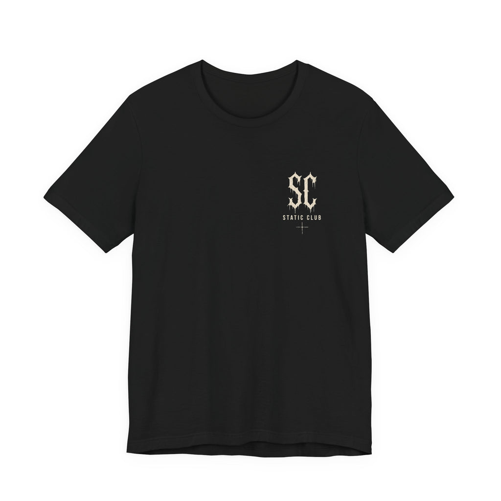SC STATIC CLUB Pocket Tee — Vintage Logo Short Sleeve T-Shirt