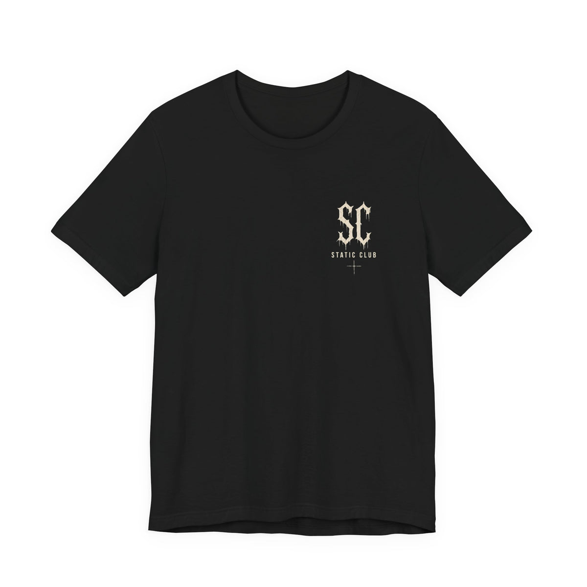 SC STATIC CLUB Pocket Tee — Vintage Logo Short Sleeve T-Shirt