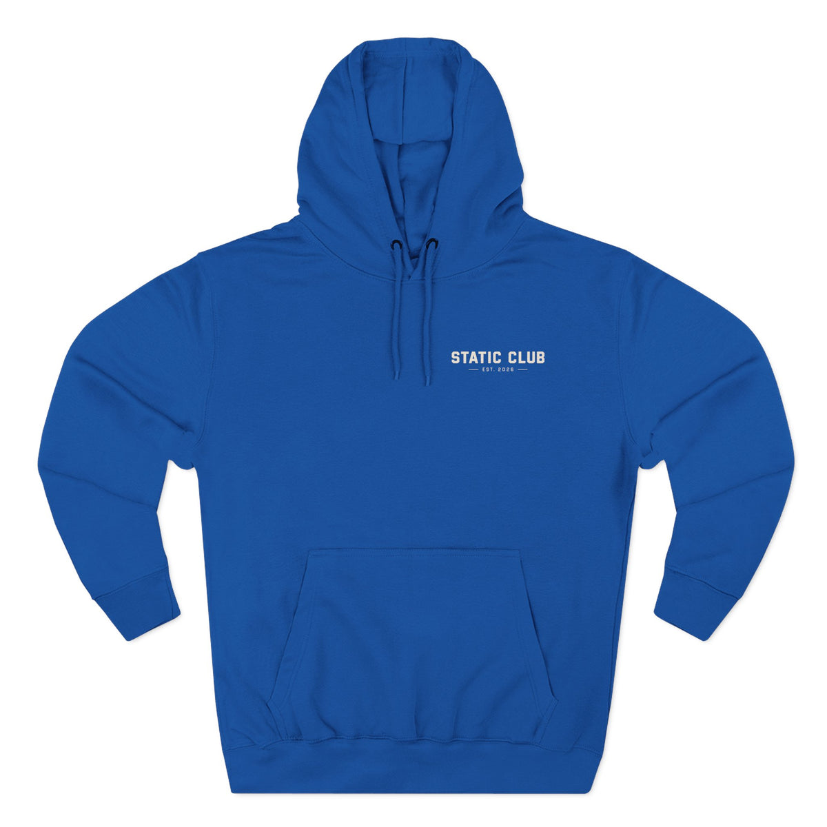 STATIC CLUB Core Hoodie — Minimal Logo