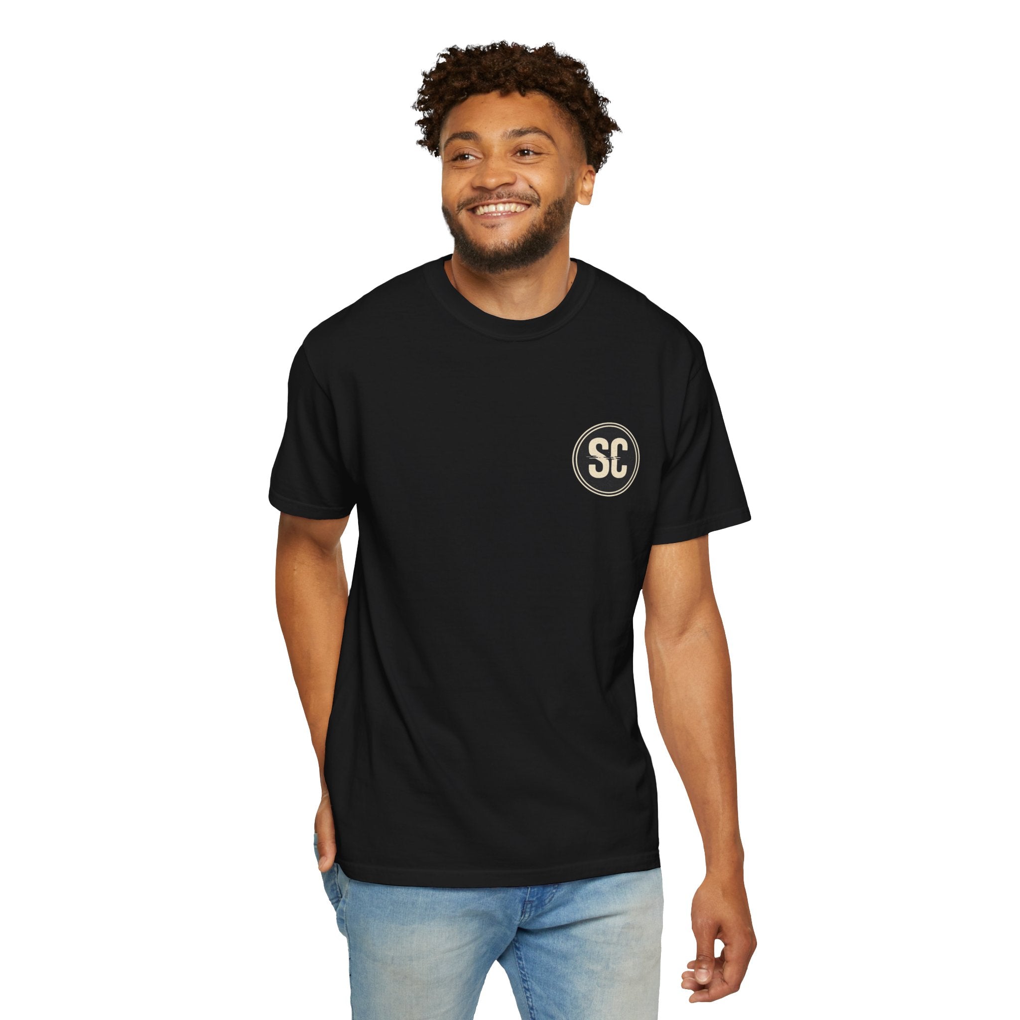 Static Club Vintage TV Screen T-Shirt | Retro Noise Graphic