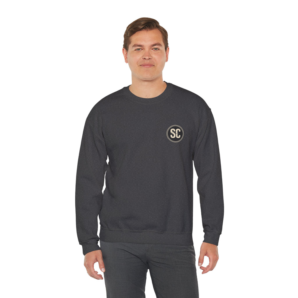 Insert Coin Crewneck Sweatshirt — Retro Arcade "Insert Coin" Vintage Gaming Sweatshirt
