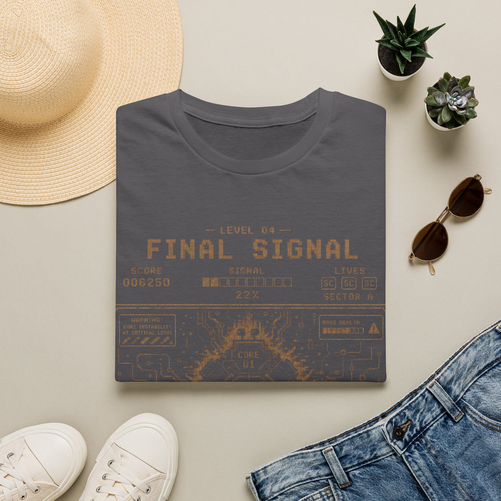 Signal Run Retro Arcade T-Shirt – Level 04: Final Signal